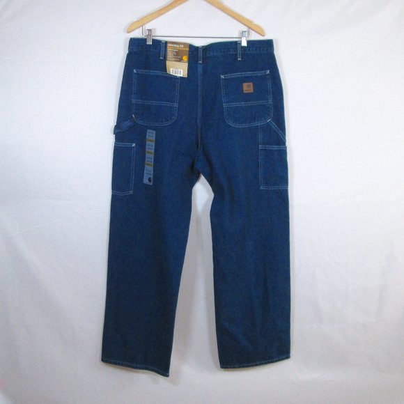 Carhartt Original Fit Mens Work Dungarees 38x30 Blue NWT Great Condition… - Picture 2 of 6